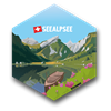 Hexagonsticker Seealpsee