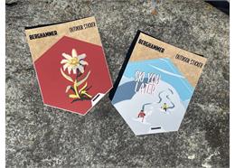Hexagonsticker Steinbock - Graubünden