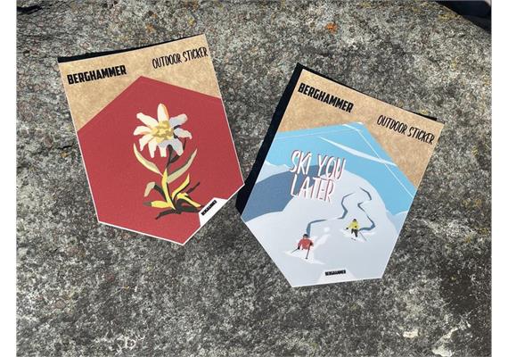 Hexagonsticker Steinbock - Graubünden