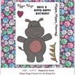Hippo Hugs, Crystal Art A6 Stamp Set | Bild 3