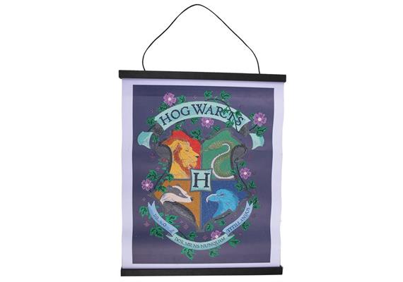 Hogwarts Wappen, Crystal Art Scroll 35x45cm
