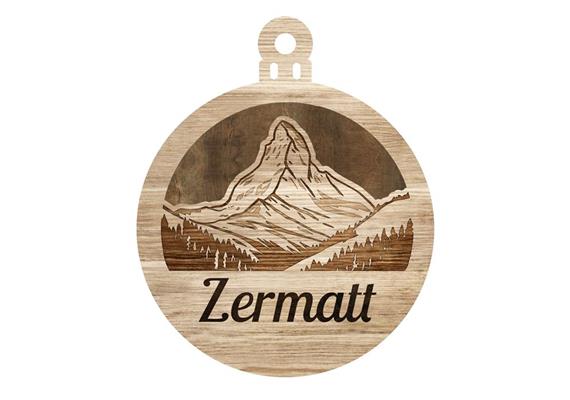 Holz Aufhänger Zermatt Matterhorn