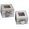 Holz Box mit Herzen 2 assortiert