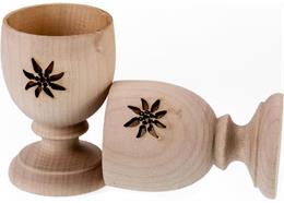 Holz Eierbecher Ahorn - Edelweiss
