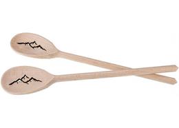 Holz Kochlöffel Buche 30cm - Berge
