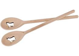 Holz Kochlöffel Buche 30cm - Kuh