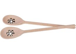 Holz Kochlöffel Buche 30cm - Schneeflocke