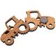 Holz Magnet FSC Eiche geölt - Traktor