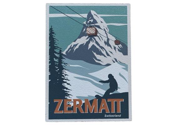 Holz Magnet Zermatt 90x65mm