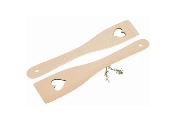 Holz Pfannenwender Buche 30cm - Herz