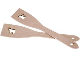 Holz Pfannenwender Buche 30cm - Kuh