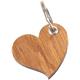 Holz Schlüsselanhänger FSC Eiche geölt - Herz