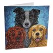 Hunde, 18x18cm Crystal Art Card | Bild 2
