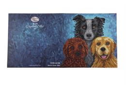 Hunde, 18x18cm Crystal Art Card