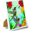 Hungrige Kolibris, 21x25cm Bild mit Rahmen Crystal Art | Bild 2