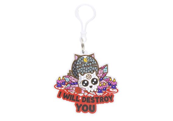 I Will Destroy You, Crystal Art Rucksack Anhänger