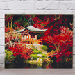 Japanischer Tempel, 40x50cm Crystal Art Kit | Bild 4