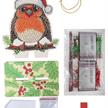 Jolly Robin, Crystal Art Buddy zum aufhängen | Bild 4
