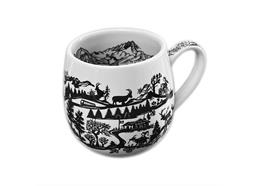 Kaffeetasse rund Scherenschnitt 8.5cm