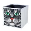 Katze Faltbare Aufbewahrungsbox Crystal Art 30x30cm