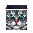 Katze Faltbare Aufbewahrungsbox Crystal Art 30x30cm | Bild 2