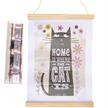 Katze zu Hause, Mini Crystal Art Scroll Kit 20x30cm | Bild 4