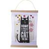 Katze zu Hause, Mini Crystal Art Scroll Kit 20x30cm