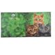 Katzen, 18x18cm Crystal Art Card