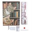 Katzen in der Bibliothek, Crystal Art Notizbuch 18x26cm | Bild 4