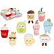 Kawaii Drinks Plüschartikel 13 cm, Display 9 Stk. assortiert