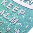 Keep Calm & Sparkle, 20x30cm Mini Crystal Art Scroll Kit | Bild 3