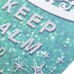 Keep Calm & Sparkle, Mini Crystal Art Scroll Kit 20x30cm | Bild 3