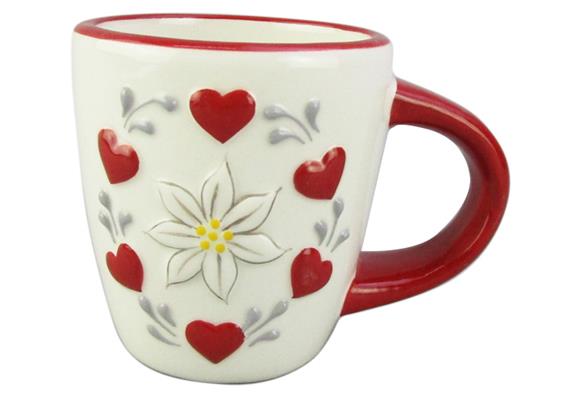 Keramik Espresso Tasse Edelweiss