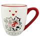 Keramik Tasse mit Katzen
