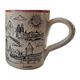 Keramik Tasse Switzerland mit Städte