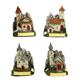 Kirchen Sommer vor Berg mit Edelweiss, 4 ass