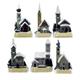 Kirchen Winter, 6 assortiert
