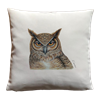 Kissen Eule, Leinenhaptik, 40 x40cm