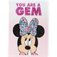 Klassische Minnie Disney, Crystal Art Notizbuch