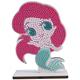 kleine Meerjungfrau, Crystal Art Buddy ca. 11x8cm