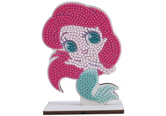 kleine Meerjungfrau, Crystal Art Buddy ca. 11x8cm