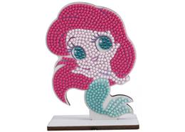 kleine Meerjungfrau, Crystal Art Figur ca. 11x8cm