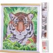 Königlicher Tiger, 35x45cm Crystal Art Scroll | Bild 4