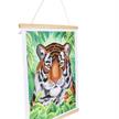 Königlicher Tiger, Crystal Art Scroll 35x45cm | Bild 2