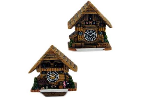 Kuckuksuhr mit Sound - Sommer, 2 assortiert
