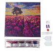 Lavendelfeld, 30x30cm Crystal Art Kit | Bild 4