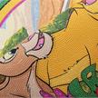 Lion King, Crystal Art Scroll 40x50cm | Bild 2