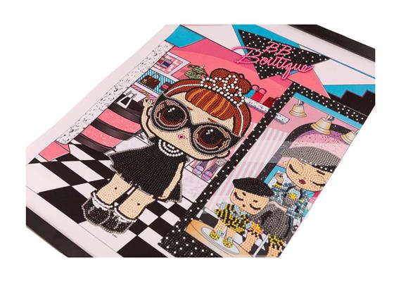 LOL It Baby, Crystal Art Scroll 35x45cm