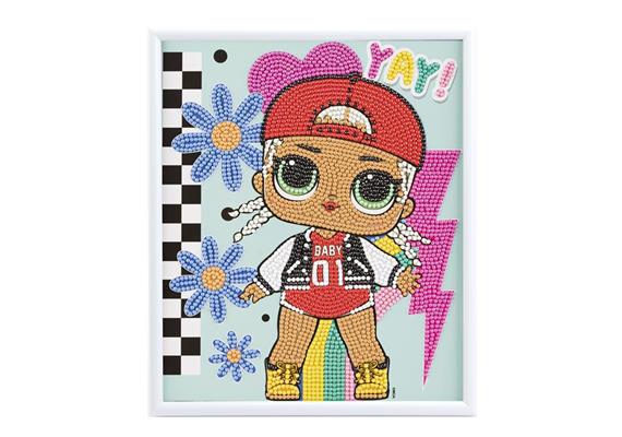 LOL MC Swag, 21x25cm Bild mit Rahmen Crystal Art