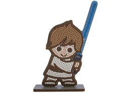 Luke Skywalker, Crystal Art Figur ca. 11x8cm